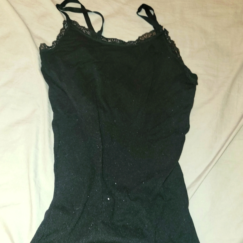 Black lace shirt